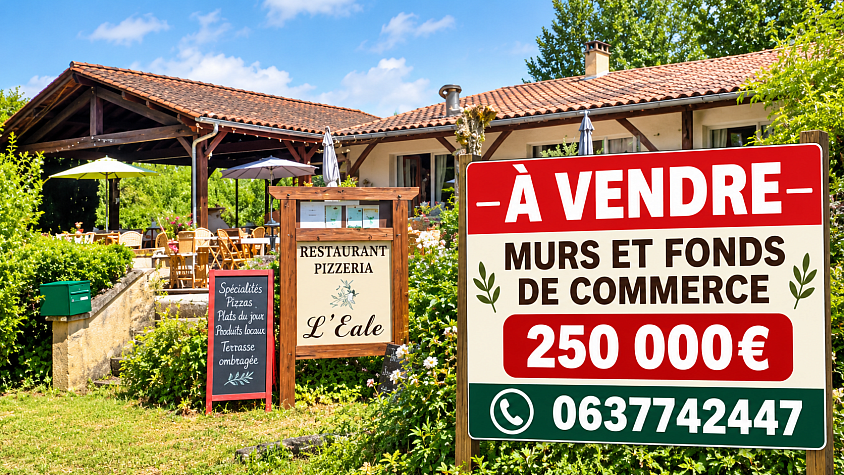 À VENDRE 250 000€ Murs + Fond